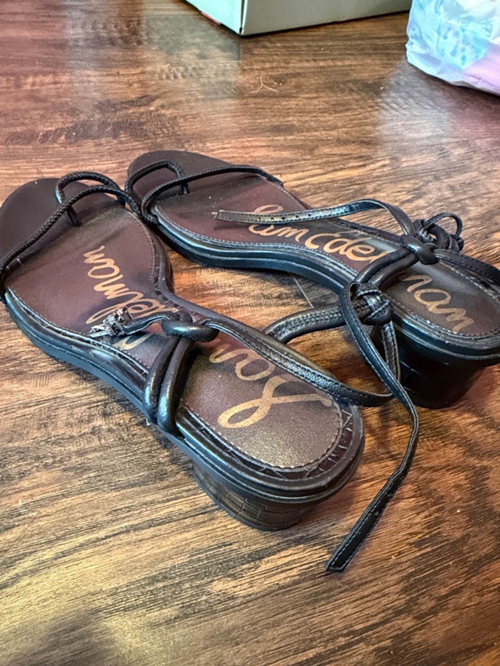 Sam Edelman Brown Knotted Strap Sandals